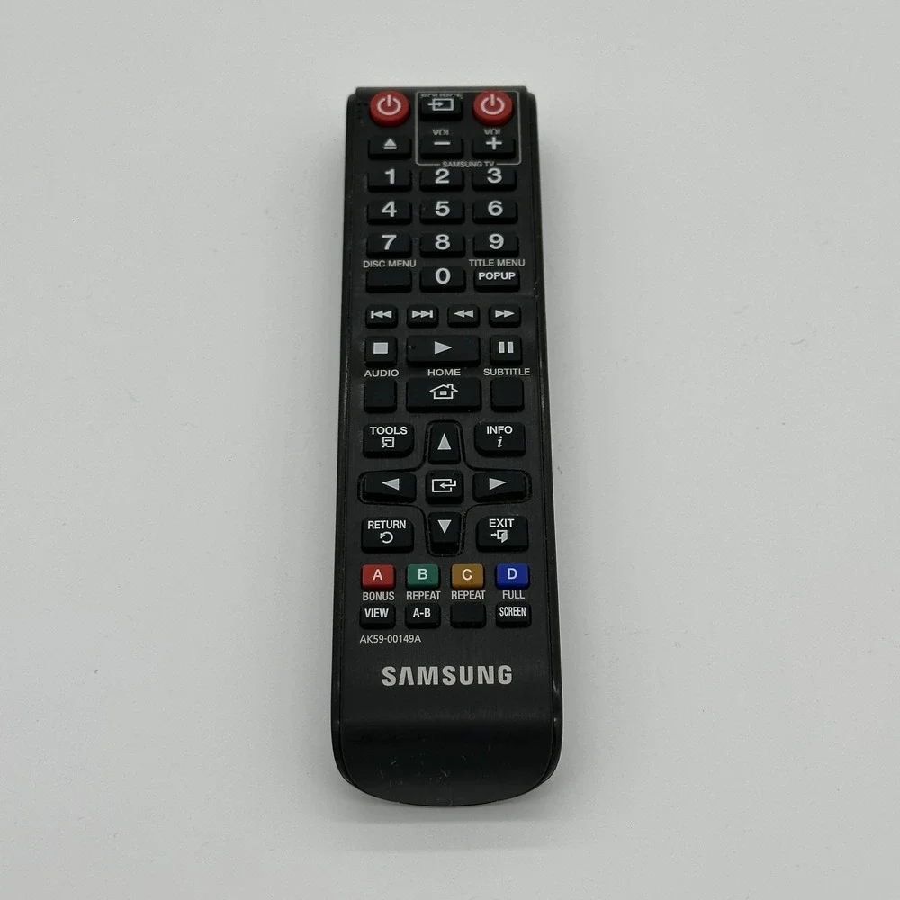 Samsung AK59-00149A Remote Control Black Blu-ray DVD Player OEM Replacement